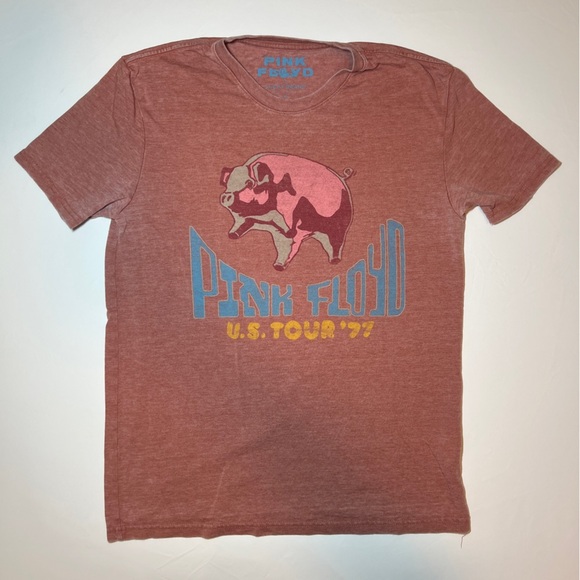 Size Small Lucky Brand Men's Pink Floyd '77 Tee - Picture 2 of 4